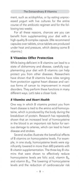 User's Guide to the B-Complex Vitamins