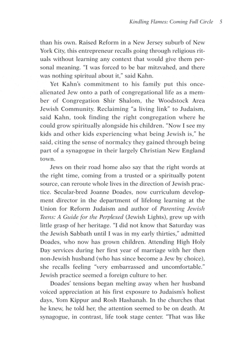 Journeys to a Jewish Life: Inspiring Stories from the Spiritual Journeys of American Jews
