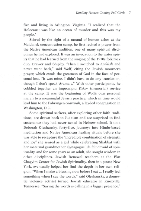 Journeys to a Jewish Life: Inspiring Stories from the Spiritual Journeys of American Jews