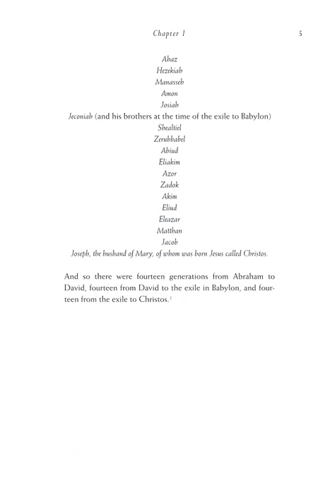 Gospel ―The Book of Matthew