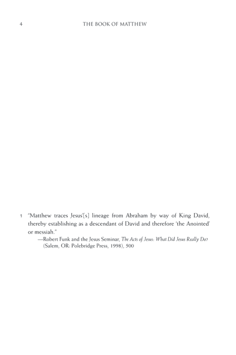 Gospel ―The Book of Matthew
