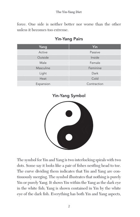 The Yin-Yang Diet