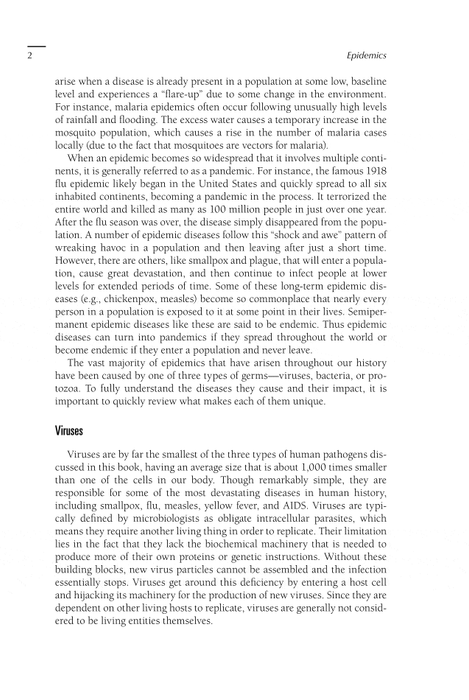 Epidemics: The Impact of Germs and Their Power over Humanity