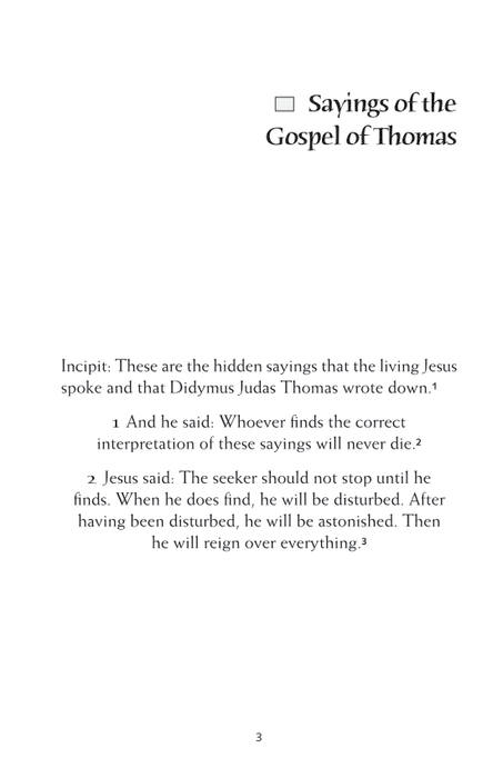 The Gospel of Thomas: Annotated & Explained