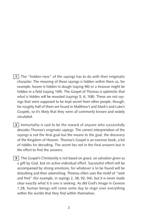 The Gospel of Thomas: Annotated & Explained