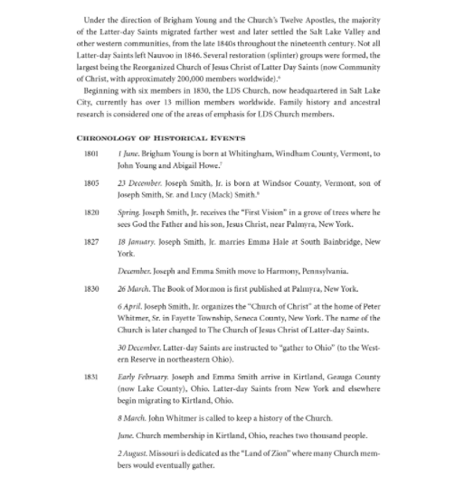 A Guide to Mormon Family History Sources