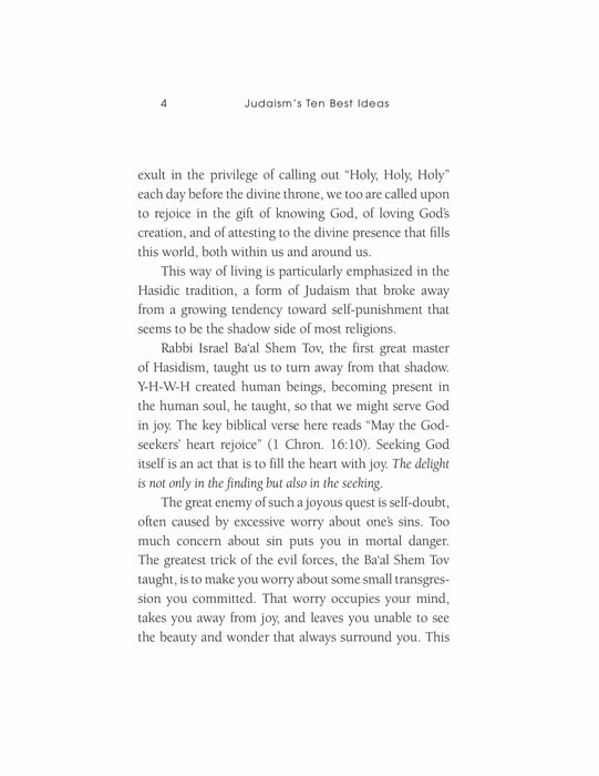 Judaism's Ten Best Ideas: A Brief Guide for Seekers