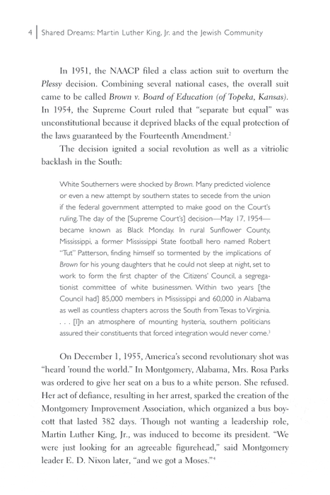 Shared Dreams: Martin Luther King, Jr. & the Jewish Community