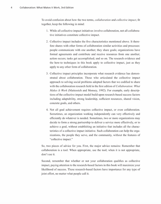 Collaboration: What Makes It Work, 3rd Edition