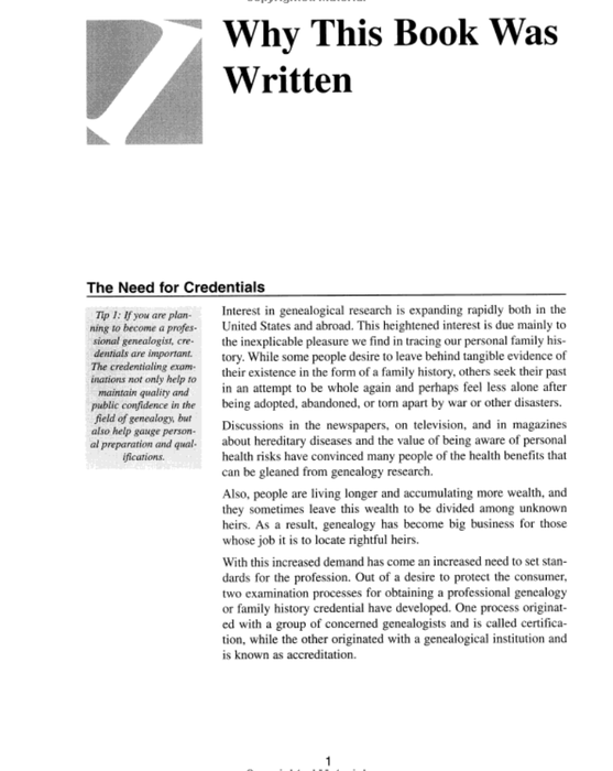 Becoming an Accredited Genealogist: Plus 100 Tips to Ensure Your Success, Revised Edition
