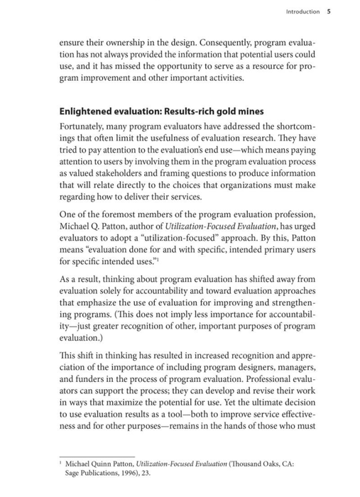 Information Gold Mine: Innovative Uses of Evaluation