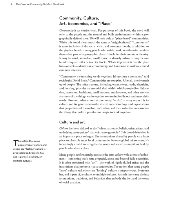 The Creative Community Builder's Handbook: How to Transform Communities Using Local Assets, Arts, and Culture