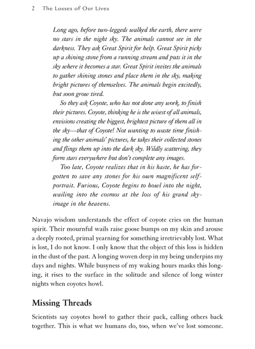 The Losses of Our Lives: The Sacred Gifts of Renewal in Everyday Loss