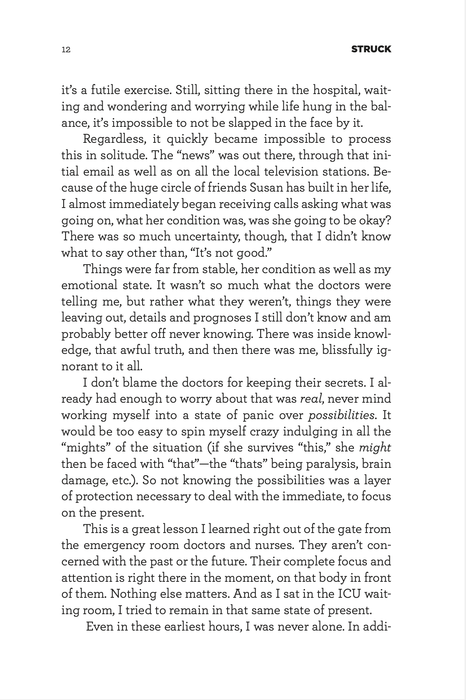 Struck: A Husband’s Memoir of Trauma and Triumph
