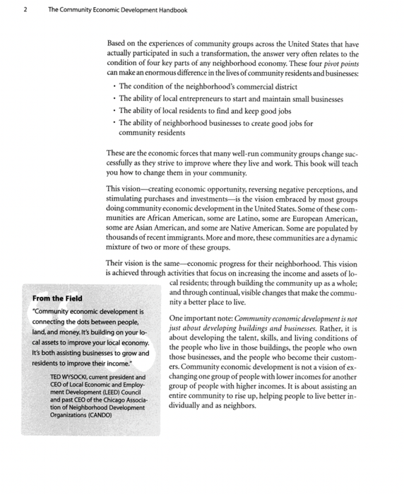 The Community Economic Development Handbook: Strategies and Tools to Revitalize Your Neighborhood