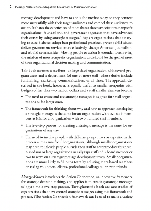 Message Matters: Succeeding at the Crossroads of Mission and Market