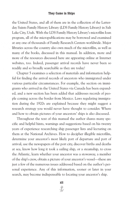 They Came in Ships: Finding Your Immigrant Ancestor's Arrival Record (3rd Edition)
