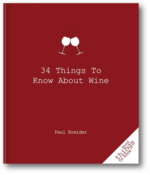 34 Things to Know about Wine book cover