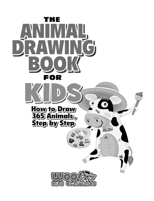 The Animal Drawing Book for Kids