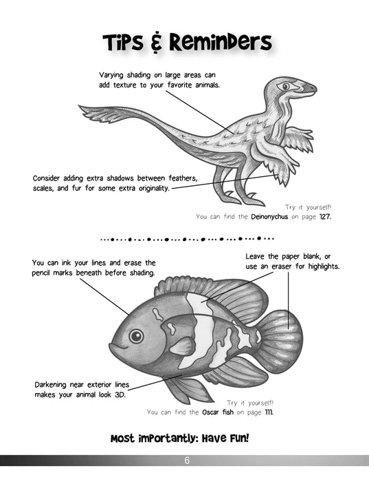 The Animal Drawing Book for Kids