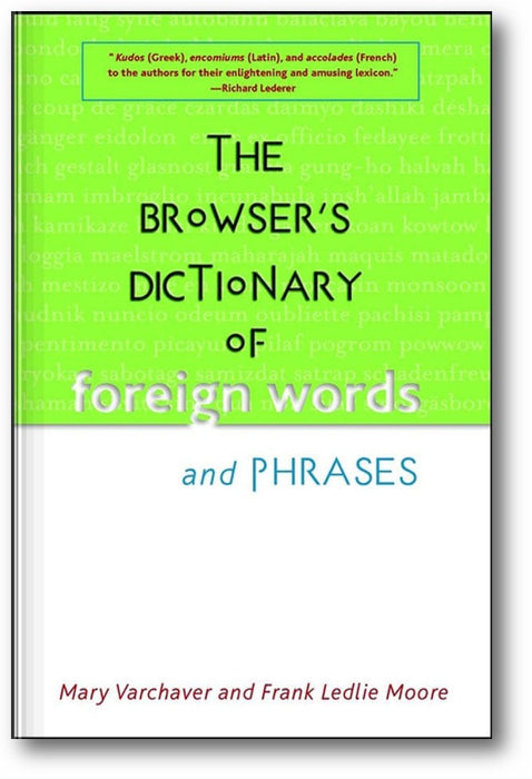 The Browser's Dictionary of Foreign Words and Phrases book cover