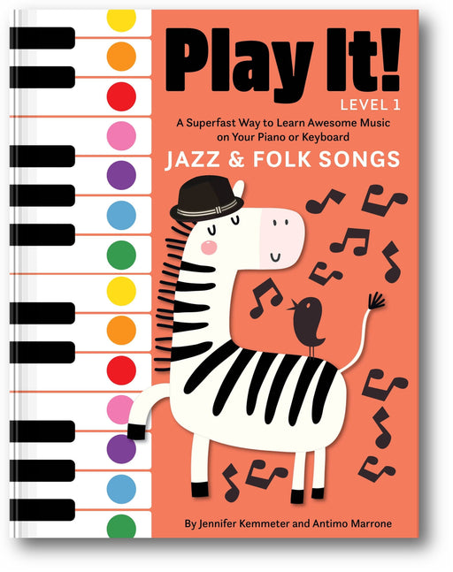 Play It! Jazz & Folk Songs for Piano (Level 1) book cover