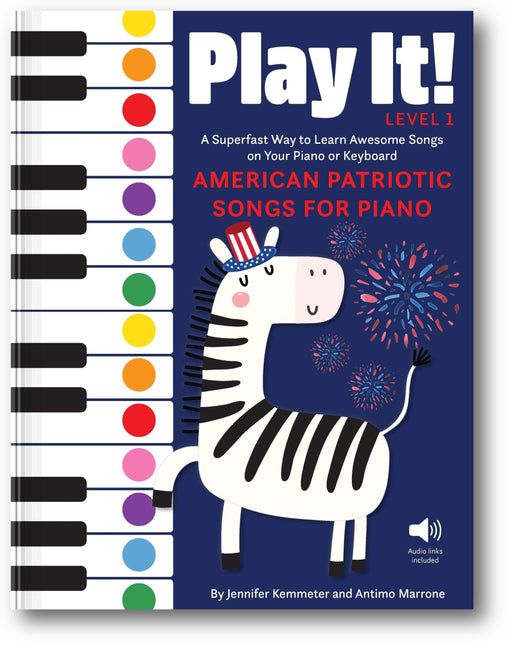 Play It! American Patriotic Songs for Piano (Level 1) book cover