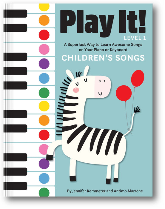 Play It! Children's Songs for Piano (Level 1) book cover