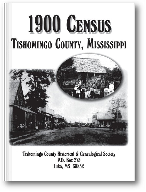 Tishomingo Co, MS 1900 Census book cover