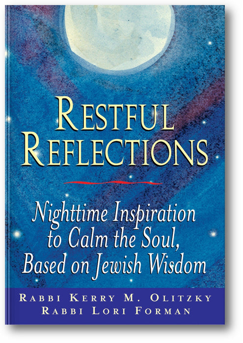 Restful Reflections: Nighttime Inspiration to Calm the Soul, Based on Jewish Wisdom book cover
