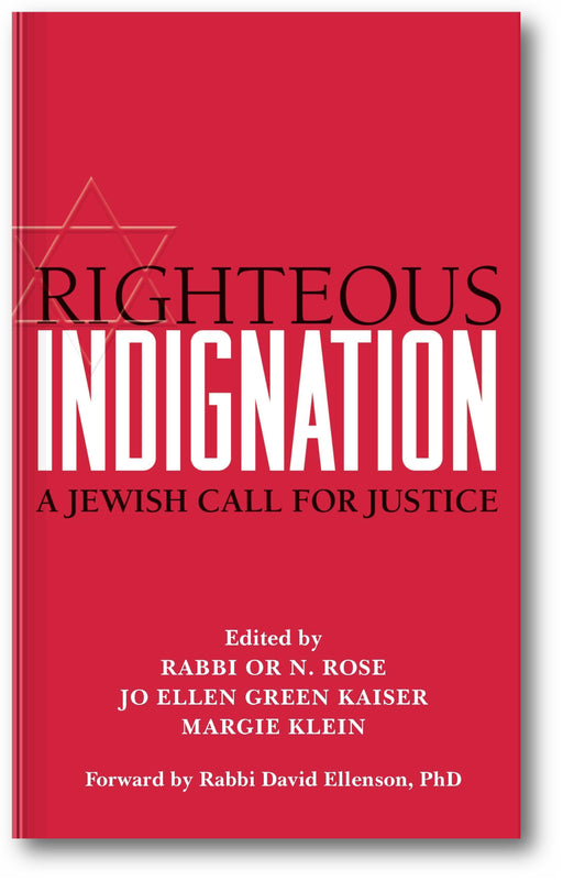 Righteous Indignation: A Jewish Call for Justice book cover
