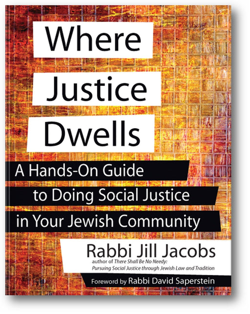Where Justice Dwells: A Hands-On Guide to Doing Social Justice in Your Jewish Community book cover