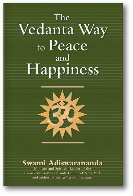 The Vedanta Way to Peace and Happiness book cover