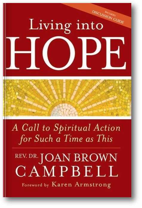 Living into Hope: A Call to Spiritual Action for Such a Time as This book cover