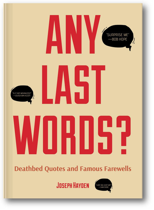 Any Last Words? book cover