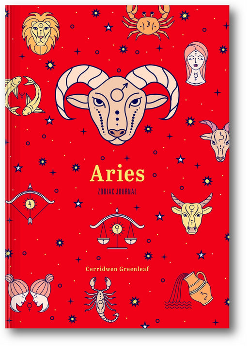 Aries Zodiac Journal book cover