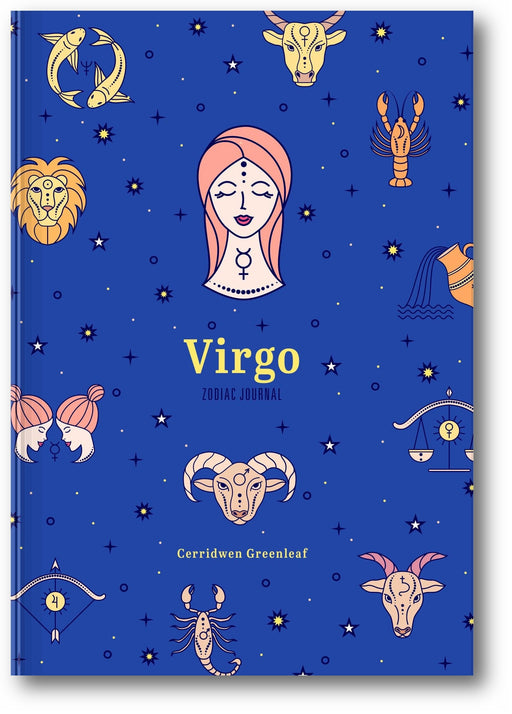 Virgo Zodiac Journal book cover