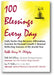 100 Blessings Every Day: Daily Twelve Step Recovery Affirmations, Exercises for Personal Growth & Renewal Reflecting Seasons of the Jewish Year book cover