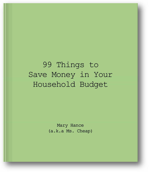 99 Things to Save Money in Your Household Budget book cover