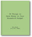 99 Things to Save Money in Your Household Budget book cover