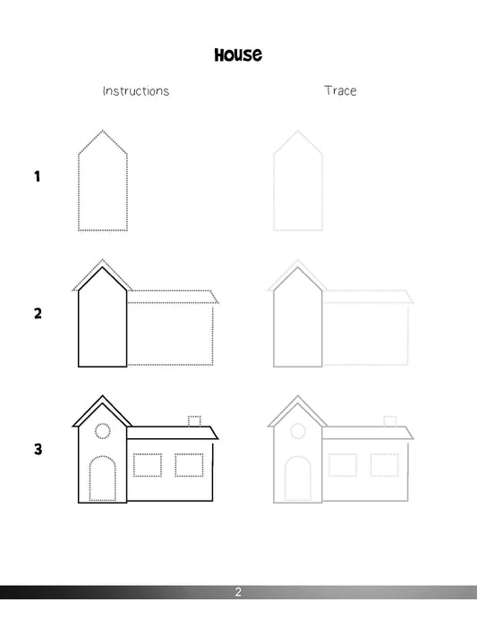 The Drawing Book for Kids: Architecture - Step by Step with Space to Practice
