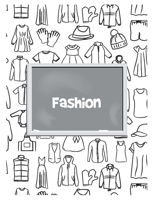 The Drawing Book for Kids: Fashion - Step by Step with Space to Practice