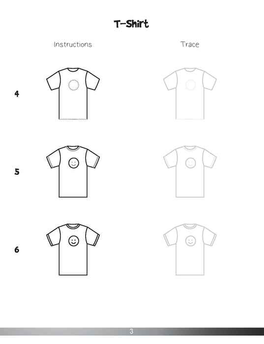The Drawing Book for Kids: Fashion - Step by Step with Space to Practice