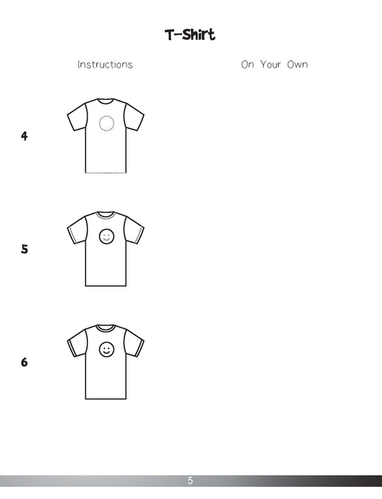 The Drawing Book for Kids: Fashion - Step by Step with Space to Practice