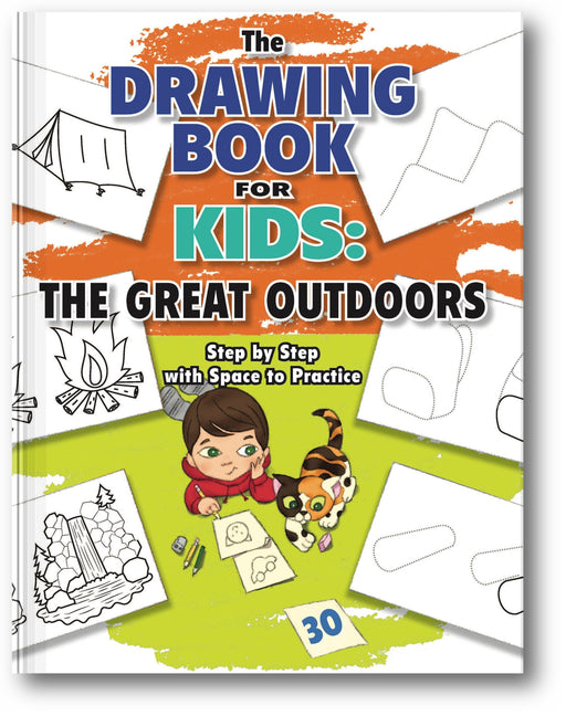 The Drawing Book for Kids: The Great Outdoors - Step by Step with Space to Practice book cover