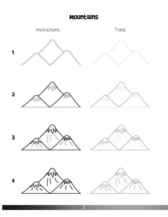 The Drawing Book for Kids: The Great Outdoors - Step by Step with Space to Practice