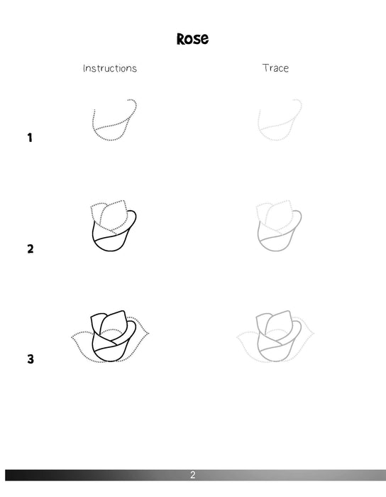 The Drawing Book for Kids: Plants - Step by Step with Space to Practice