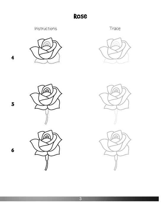 The Drawing Book for Kids: Plants - Step by Step with Space to Practice