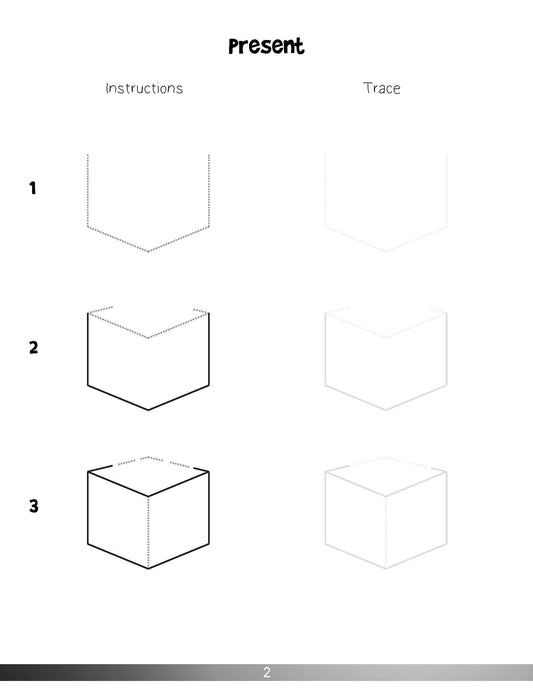 The Drawing Book for Kids: Holidays - Step by Step with Space to Practice