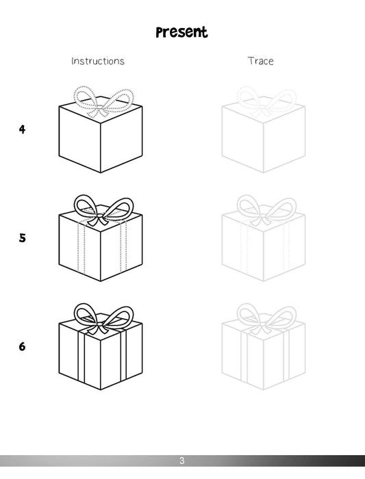 The Drawing Book for Kids: Holidays - Step by Step with Space to Practice
